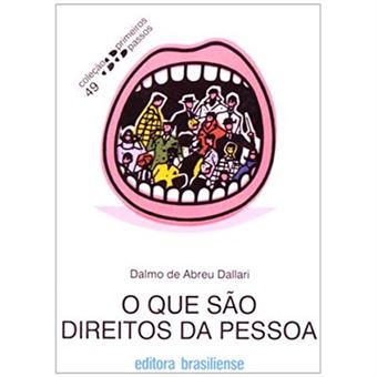 O Que São Direitos Da Pessoa - Volume 49. Coleção Primeiros Passos - 1