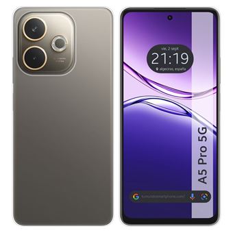 Capa Tumundosmartphone de TPU de gel de silicone Transparente para Oppo A5 Pro 5G - 1