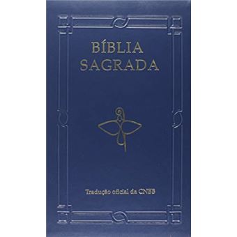 Bíblia Sagrada, Luxo Azul, Letra Grande - Tradução Oficial da Cnbb - 1