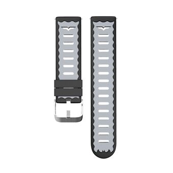 Pulseira de Silicone macio WISETONY para HUAWEI Watch GT / 2 Pro Preto e Cinzento - 1