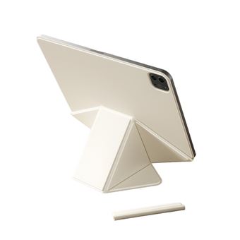 Capa Luckybutterfly para Ipad 2025 11ª geração 11" | Rotativo Suporte Elevatório | Branco - 1