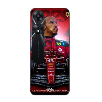 Capa Maniacase para Oppo A78 5G | Lewis Hamilton Ferrari oficial - 1