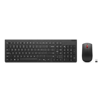Teclado Wireless + Rato Lenovo 4X31R64484 | Idioma: Espanhol | Preto - 1
