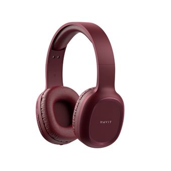 Auriculares Wireless Havit PRO Bluetooth Kulaklik Kirmizi | Bordô - 1
