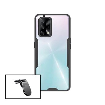 Kit Phonecare Suporte Magnético L Safe Driving Carro + capa case 3X1 Clear Armor para Oppo A93s 5G - 1