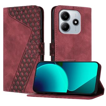 Capa FOXDOCK para Xiaomi POCO M7 Pro 5G com Fecho Magnético | Resistente a Impactos e Quedas | Compartimentos para Cartões | Castanho - 1