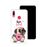 Capa Hapdey para Huawei Y7 2019 - Y7 Prime 2019 Design Filhote de Pug Adorável com Donut Cor-de-Rosa em Silicone Flexível e TPU_2