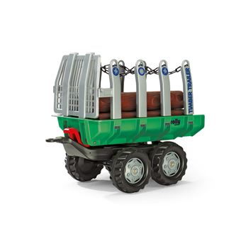 Atrelado rolly toys rollyTimber Trailer | Verde, Cinzento - 1
