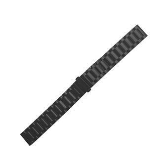 Bracelete Universal em Aço Inoxidável DAM para Relógios de 18 mm | Sistema de Liberação Rápida para Facilitar a Troca - Preto - 1