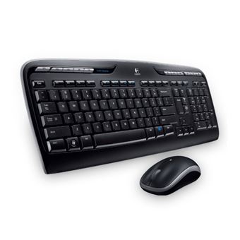 Teclado Wireless + Rato Logitech Wireless Combo MK330 | Idioma: Grego | Preto - 1