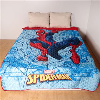 Colcha Cama Solteiro Marvel Spiderman | 170x250 cm | Poliéster - 1