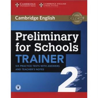 Preliminary For Schools Trainer 2 (+Key) (+Download Audio) - 1