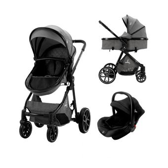 Carrinho de bebé 3 em 1 Asalvo Sidney 2 Grey - 1