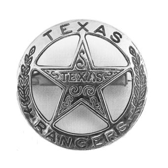 Réplica Denix de um Texas Ranger de placa de 4 cm de metal - 1
