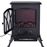 Lareira Eléctrica Móvel HOMCOM Tipo Aquecedor de Pé 1000W/2000W | Preto - 41.5x28x54cm_1