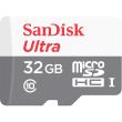 Cartão de Memória Sandisk Ultra MicroSDHC 32GB UHS-I + SD Adapter 32GB MicroSDHC UHS-I Class 10 Cinzento e Branco
