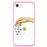 Capa Hapdey para iPhone 7 - 8 Design Planetas na Mão em Silicone Flexível e TPU Cor-de-Rosa_0