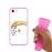 Capa Hapdey para iPhone 7 - 8 Design Planetas na Mão em Silicone Flexível e TPU Cor-de-Rosa_3