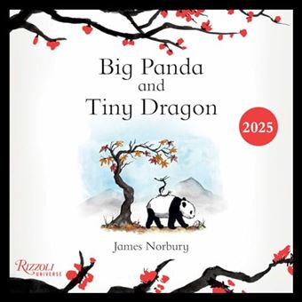 Big Panda and Tiny Dragon 2025 Wall Calendar - 1