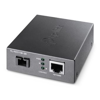 Conversor de rede de média tp-link tl-fc111b-20 100 mbit/s modo único preto - 1