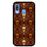 Capa Tpu Hapdey para Samsung Galaxy A40 2019 | Design Caveiras Douradas | Padrão Abstrato - Preto_0