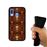 Capa Tpu Hapdey para Samsung Galaxy A40 2019 | Design Caveiras Douradas | Padrão Abstrato - Preto_3