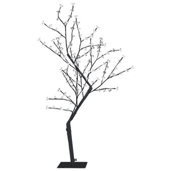 Árvore de Natal vidaXL 128 LED flor cerejeira luz branco frio 120 cm - Árvores  de Natal - Compra na 