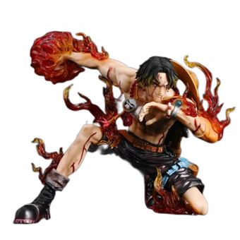 Figura Anime One Peace DUDAO  Ace 20 RED - 1