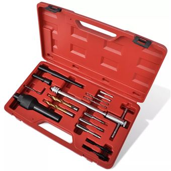 Kit Removedor Vela de Incandescência vidaXL Reparador Segmento 16 Peças - 1