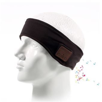 Fita com Auscultadores Bluetooth Magunivers sem Fios com Microfone Lã Preto - 1