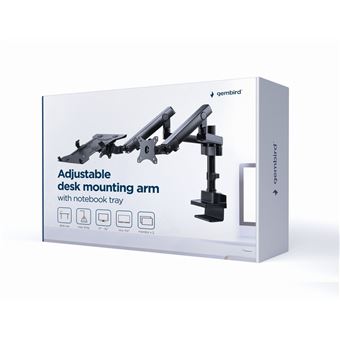 Montagem e Suporte para Monitores Gembird MA-DA3-02 | Preto - 1