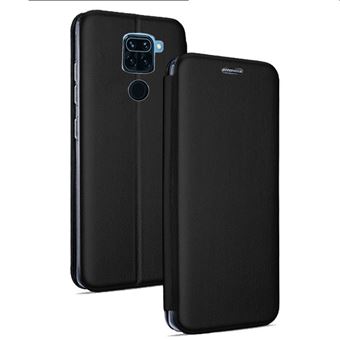 Capa para Xiaomi Redmi Note 9 COOL Elegance com Flip Cover em Preto - 1