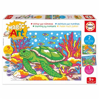 Magic Art Number Educa | Animais Marinhos 9+ - 1
