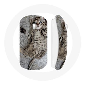 Rato Wireless Maniacase Gatinho Fofo de Bengala - 1