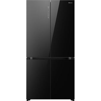 Frigorífico Americano Hisense RQ768N4GBE | 190x91,1x60 cm | 591 L | E | Preto - 1
