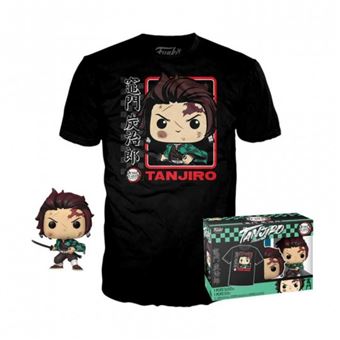 Funko Pop! Demon Slayer Tanjiro + camiseta tamanho M 867 - 1