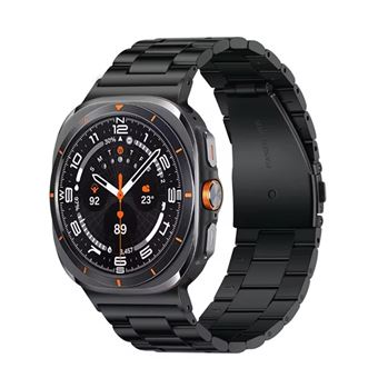 Bracelete de Aço + Ferramenta GIFT4ME para Samsung Galaxy Watch Ultra (2025) | Preto - 1