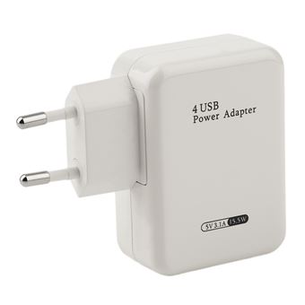 Carregador Multi4you com 4 USB Multifuncional Universal para Tablet / Smartphone (15,5w) - 1