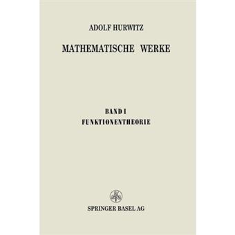 Mathematische Werke - Erster Band Funktionentheorie - Paperback / softback - 1932 - 1