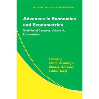 Advances in Economics and Econometrics - Tenth World Congress - Paperback - 2013 - 1
