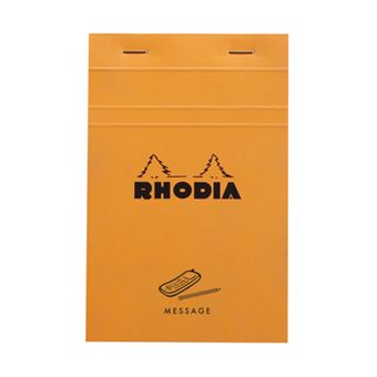 Caderno e Bloco de Notas Rhodia N°140 | Laranja, Branco - 1