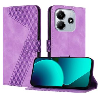 Capa FOXDOCK para Xiaomi POCO M7 Pro 5G com Fecho Magnético | Resistente a Impactos e Quedas | Compartimentos para Cartões | Roxo - 1