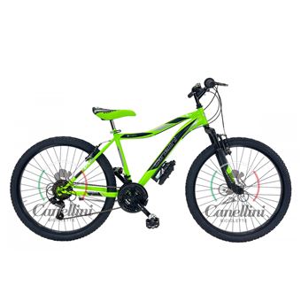 Bicicleta de Criança BTT Canellini VORTEX | 26" | Verde/Preto - 1
