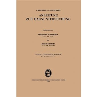 Anleitung Zur Harnuntersuchung - Paperback / softback - 1966 - 1