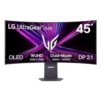 Monitor Gaming LG UltraGear | OLED | 5K UHD | 0,03 ms | 165 Hz | 45" | F - 1