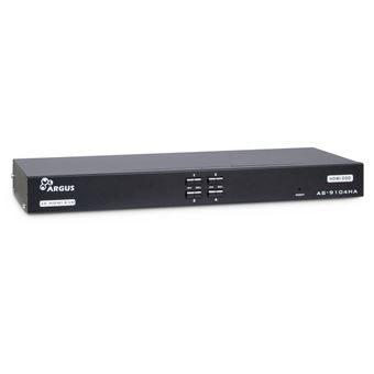 Chaveador Kvm Inter-Tech KVM AS-9104HA | Preto - 1