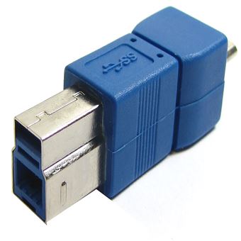 AdapatdorBeMatik USB 3.0 para USB 2.0 Micro USB a Macho para B Macho - 1