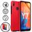 Capa Avizar para Huawei Y7 2019 360ª de Silicone e policarbonato Vermelho_0