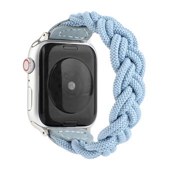 Bracelete de Nylon HSMY Extensível Trançado para Apple Watch Series 6/ SE/ 5/ 4 | 44 mm - Azul - 1