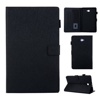 Capa Magunivers de PU Linhas de Pele Preto com Suporte e Porta-Cartão para Samsung Galaxy Tab A 10.1 (2016) - 1